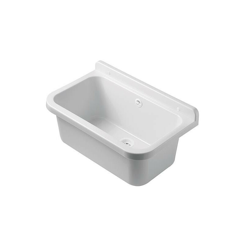 Bac plastique blanc, 550x340x210mm