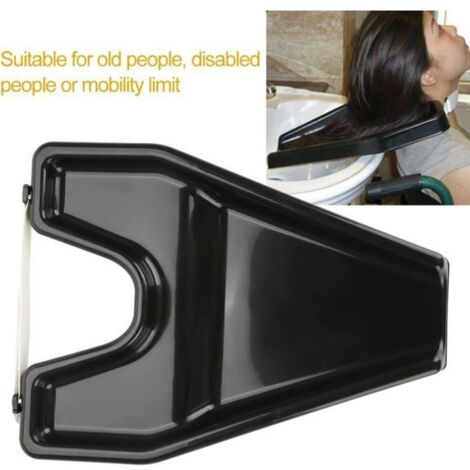 Bac Plateau a Shampoing,Lave-tête transportable et sa douchette, coiffure à domicile YESMAEFR En Stock