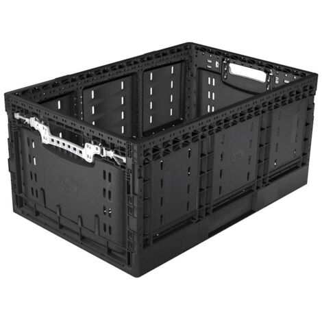Bac Pliable Noir - 600X400X287 mm - Matériel CHR Pro