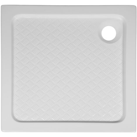 Bac receveur de douche 80 x 80 cm en acrylique, antiglisse, antirouille, épaisseur 6 CM évacuation Ø9 CM – LPP LILA