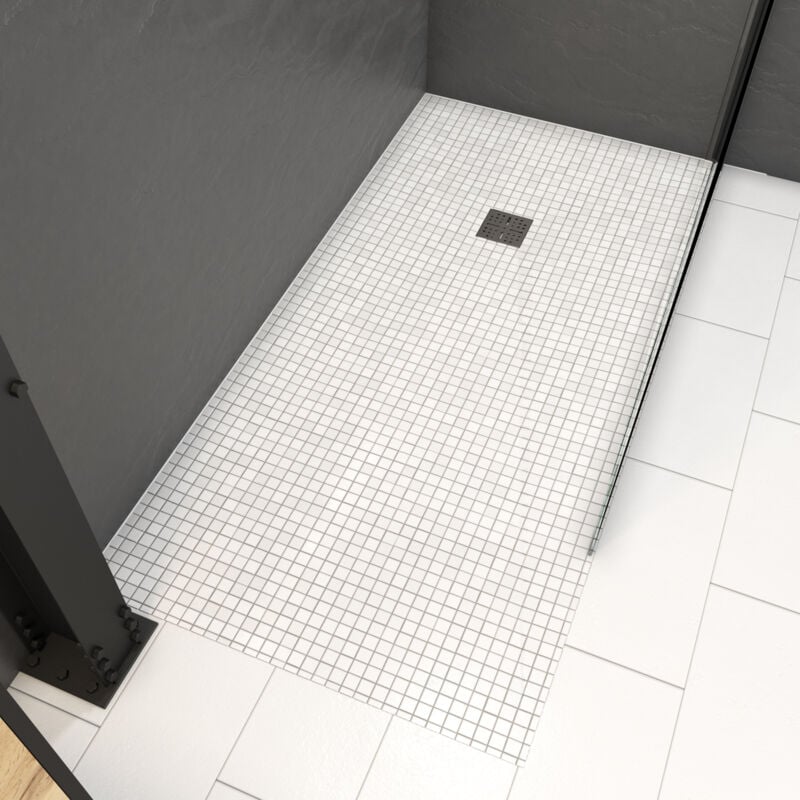 Aurlane - Rehausse pour bac receveur de douche à carreler 90x160 cm recoupable sur mesure