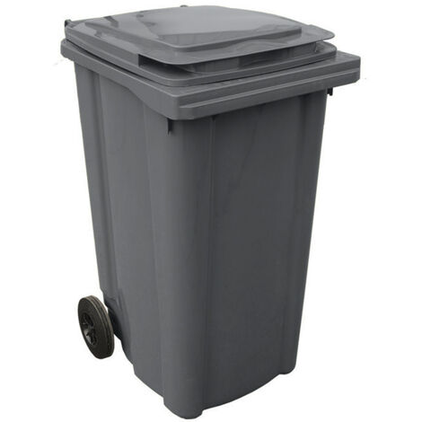 Bac roulant 2 roues premium 240l-lot de 10