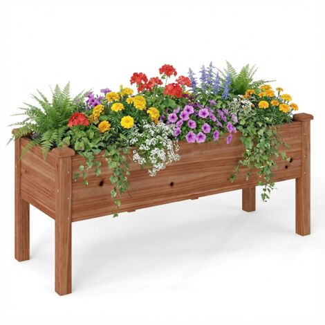 bac surélevé en bois, jardinière bac de jardinage surélevé en bois kit de jardinage surélevé bac de jardinage surélevé kit de jardinage surélevé car