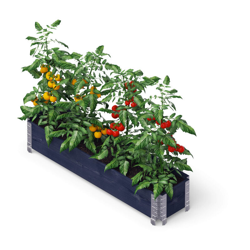 Bac surélevé ergonomique en bois Upyard 120x80x40 cm, gris