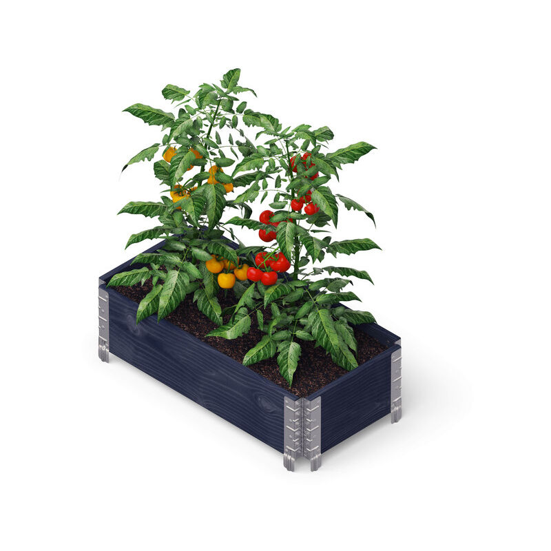 Bac surélevé ergonomique en bois Upyard 120x80x48 cm, brun