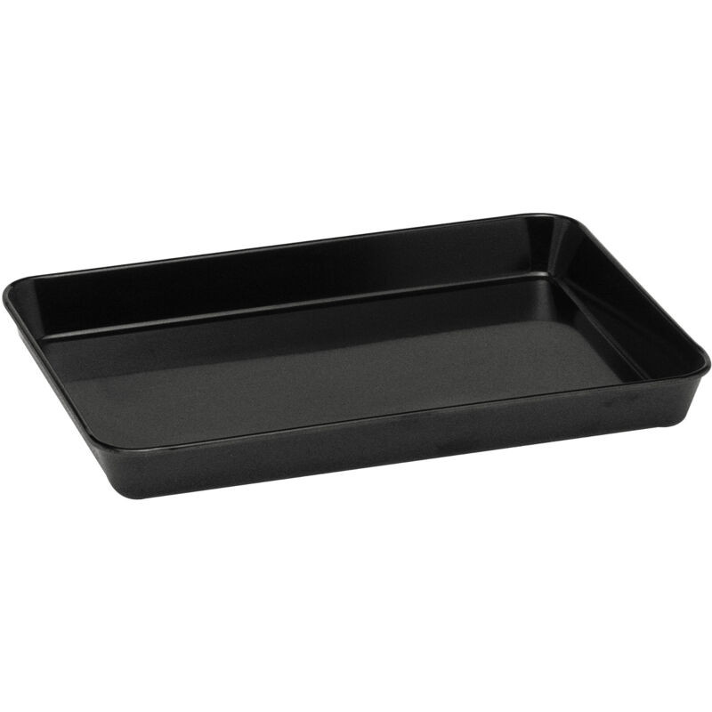 Bac à viande et aliments mélamine 350x250x40mm noir Hendi 568200