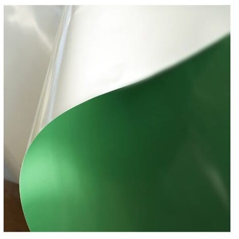 Bâche 250 microns verte blanche opaque - Long 8 m, Larg 6.50 m