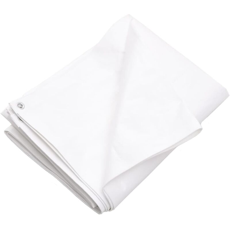Vidaxl - Bâche 260 g/m² 6x12 m Blanc pehd