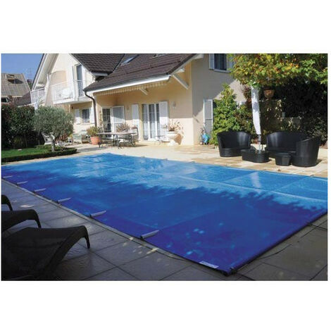 Bâche à barres piscine Perfect - Modèles: Pour piscine 6 x 3 m - Couleur: Beige/beige