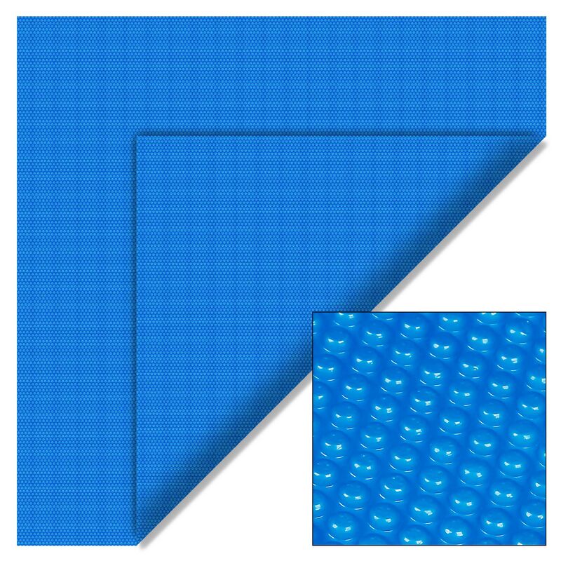 Bâche à bulles 4 x 6 m Bleue Couverture de piscine solaire Chauffage 120µ - blau