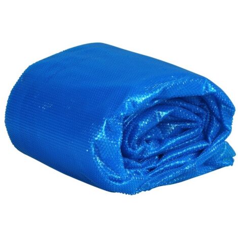 Bâche de piscine ovale 7.30 x 3.70m – Épaisseur 400 microns – Réduit l'évaporation et conserve la chaleur – Facile à installer – Piscineo