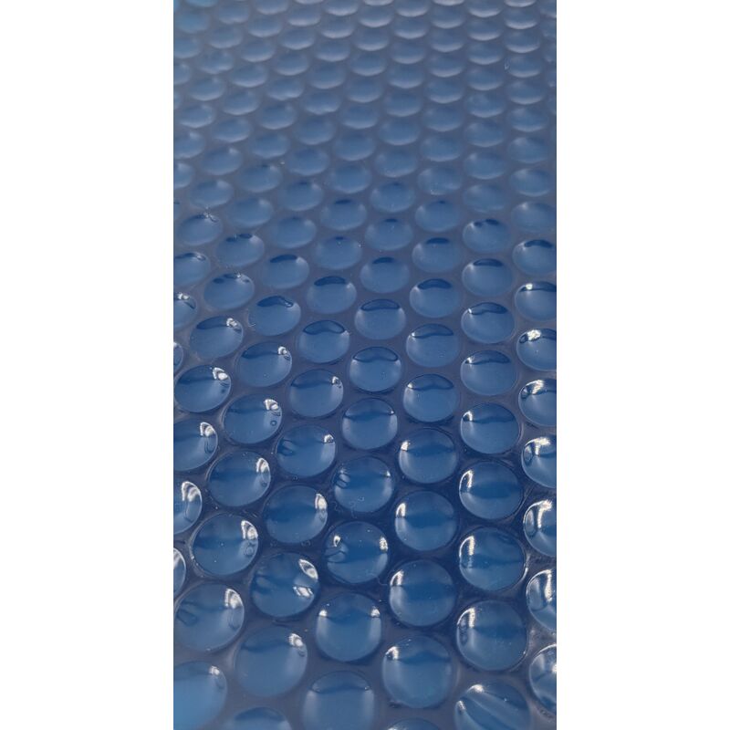 Bâche à Bulles Piscine Eco-Responsable Ovale 610 x 370 cm - ECOFILM Bleu Nuit 180 microns - Fabrication Française - Direct Usine - Dark Blue
