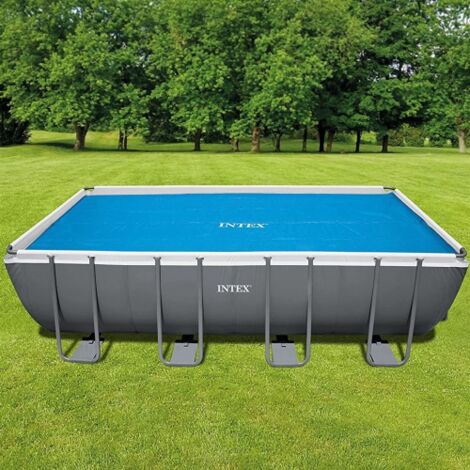 Bâche à bulles Intex 535x253cm pour piscine tubulaire 5,45x2,74m