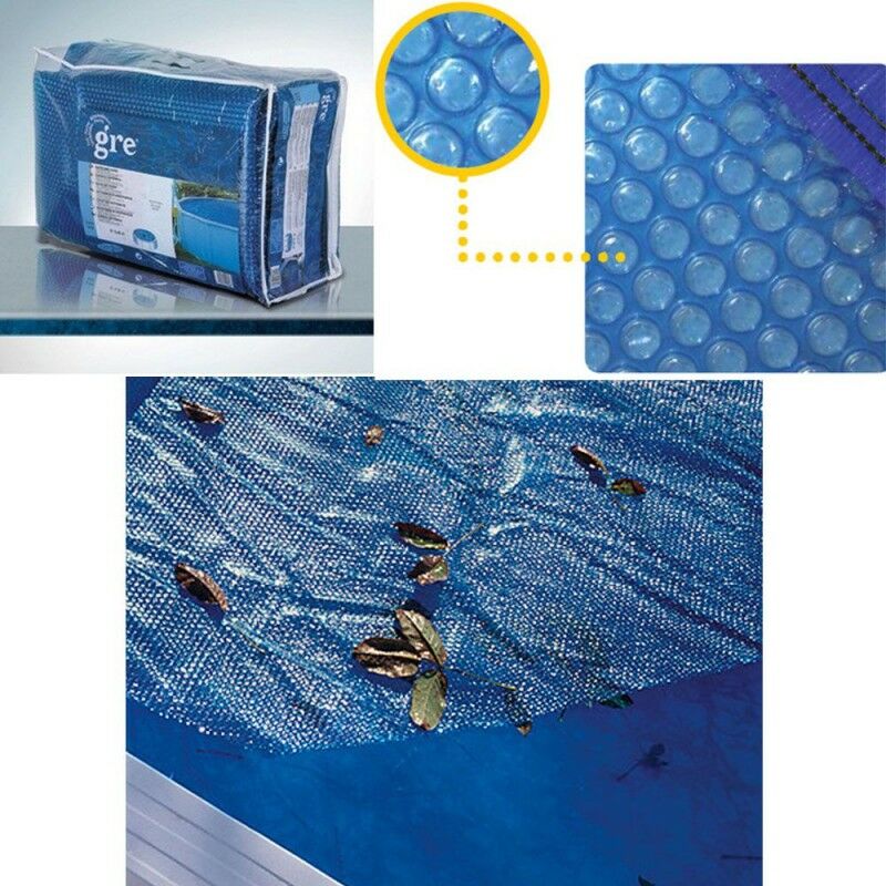 Bâche à bulles 180 microns pour piscine acier ovale 10,00 x 5,50 m - Gré