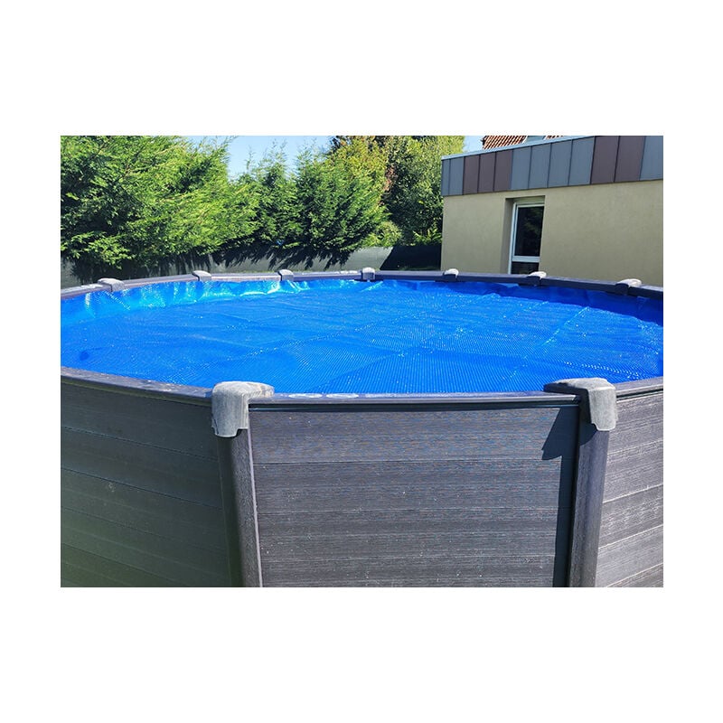 Maillestore - Bâche à bulles pour piscine rectangulaire 2.85m x 1.80m Bleu