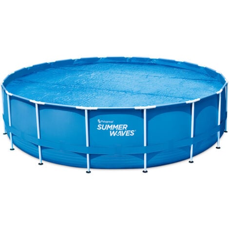 Bâche à bulles pour piscine ronde Summer-Waves Ø 5,49 m