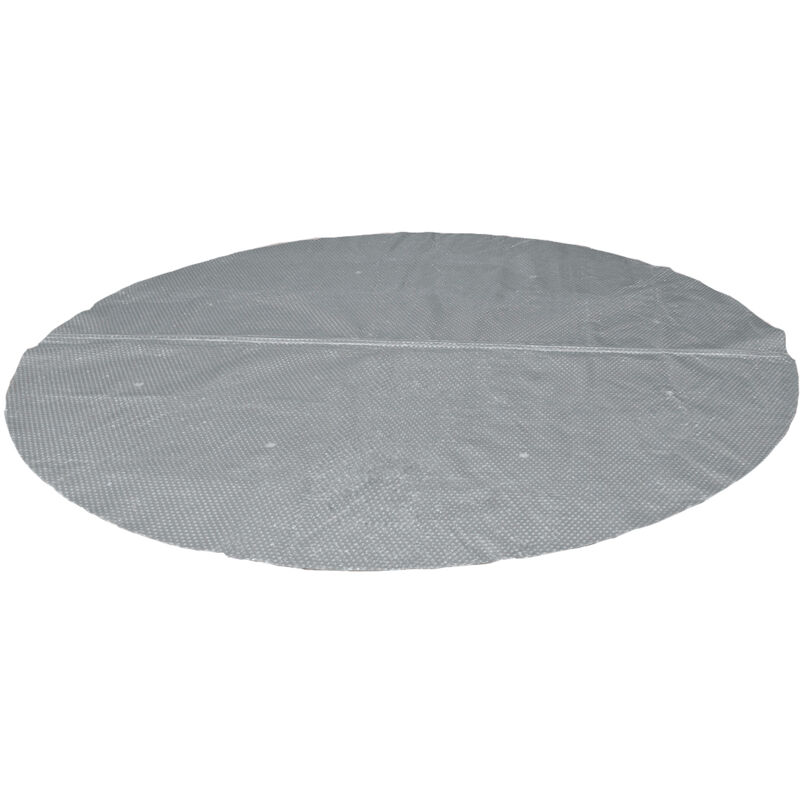 Bâche à bulles pour piscine Intex ronde Modèle - Piscine diamètre 4,27m gris renforcé