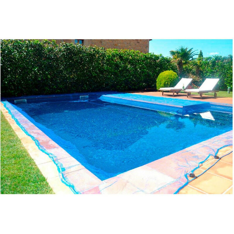 Couverture de piscine en maille 4 x 8 mt couverture de piscine à feuilles - 20038