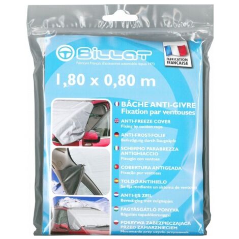 Bache anti-givre avec ventouses taille XL 100cm x 250cm Plastique