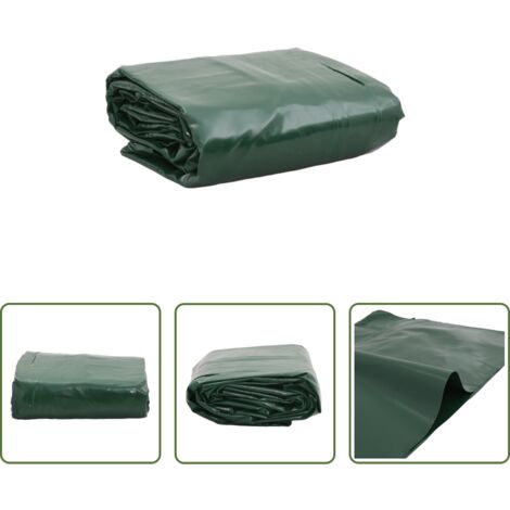 Bâche anti-UV -  Bâche vert 4x4 m 650 g/m²