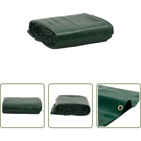 Bâche anti-UV -  Bâche vert 5x5 m 650 g/m²