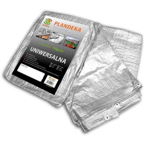 BÂCHE ARGENTÉE 120 g 6 x 10 m BRADAS