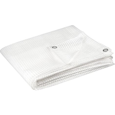 Bâche armée transparente - GREENGERS - 160g - 2x3m - Indéchirable - Anti-UV
