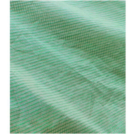 Bâche armée verte pour serre tunnel 6m² – Polyéthylène 140g/m² imperméable et anti-UV – Fenêtres d'aération 35x35cm avec filets anti-insectes – Lams