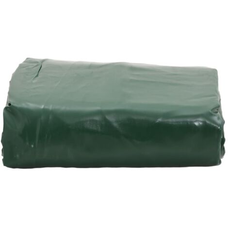 Bâche Bâche de protection Bâche universelle vert 3,5x5 m 650 g/m² CFW68770