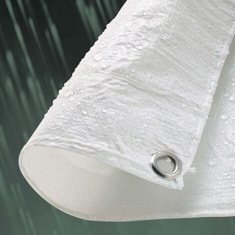 WOVAR Bâche blanche 3x4 mètres - 90 grammes par m2