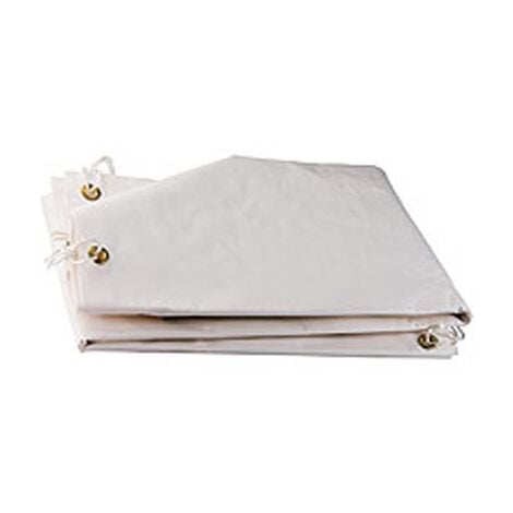 Bâche blanche PVC 2x3 m 650 g/m2