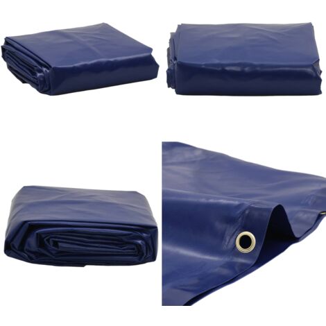 Bâche bleu 2,5x4,5 m 650 g/m² - Bâche Imperméable - Bâche De Protection - Bâche Bleue - Bâche Extérieure - Bâche Pour Voiture - Home & Living