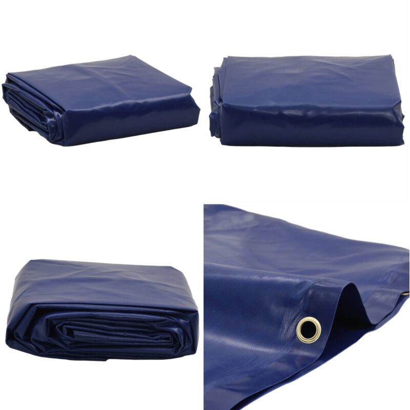 Bâche bleu 5x6 m 650 g/m² - Couverture Imperméable - Bâche De Protection - Bâche Extérieure - Bâche Bleue - Bâche 5x6 Mètres - Home & Living
