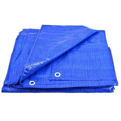Bâche bleue AWTOOLS 70 g 20 x 20 m