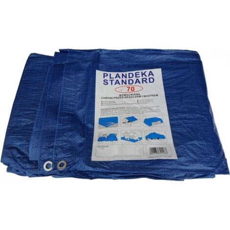 Bâche bleue de protection 10x12 m (70 g/m2)