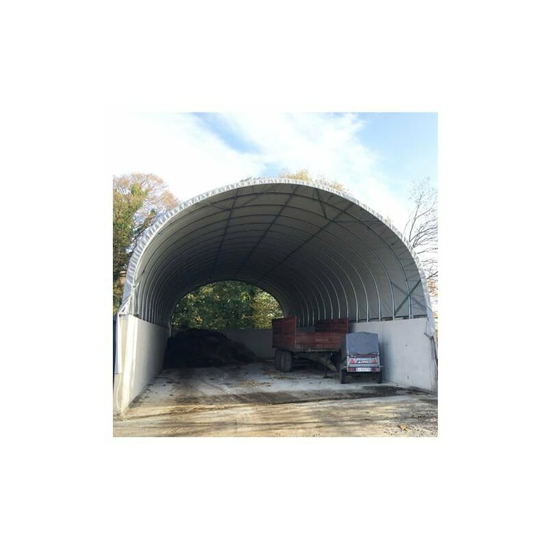 Bâche Camion 640 gr/m² - Gris clair - Long 18 m, Larg 6.50 m