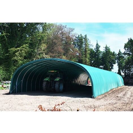 Bâche camion 640 microns - vert, Long 15 m, Larg 17.50 m