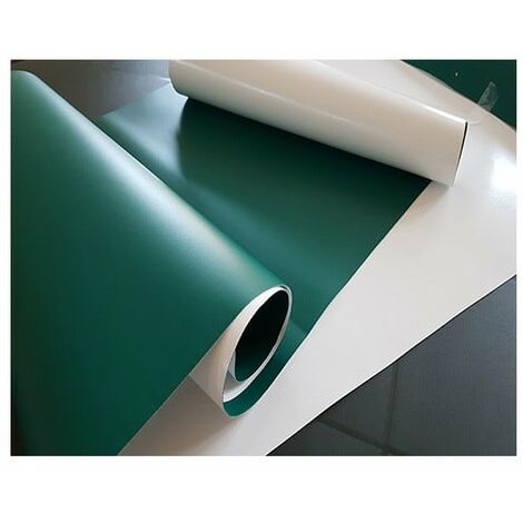 Bâche camion 720 microns - vert blanc - Long 13 m, Larg 13 m