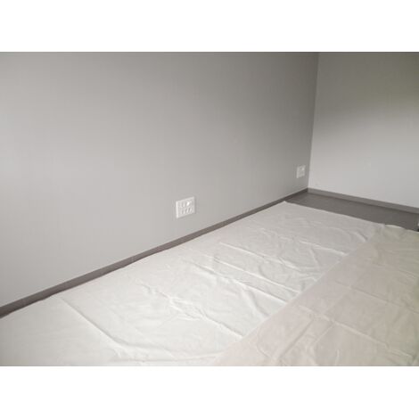 BACHE COTON PLASTIFIE CP4X3 4 X 3 M SOIT 12M² BLANC DULARY 143020