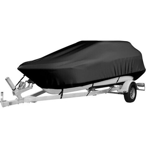 Bâche de Bateau pour remorque-17-19FT600 x 310cm,très résistante 210D de qualité Marine en Tissu Oxford imperméable,pour Yacht, Bateau de pêche, tri-Coque