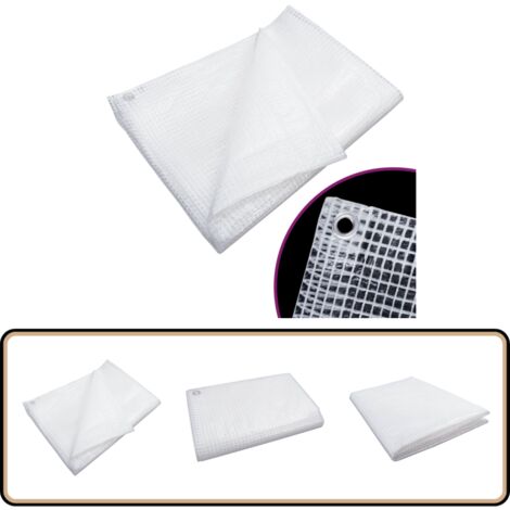 Bâche de gaze 140 g/m² 2x3 m Blanc - Bâche De Protection - Bâche Gazé - Bâche Imperméable - Bâche Résistante - Bâche Pour Serre
