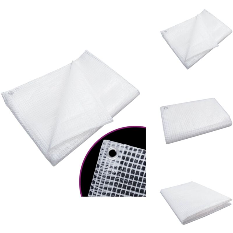 Vidaxl - Bâche de gaze 140 g/m² 2x3 m Blanc - Bâche De Protection - Bâche Gazé - Bâche Imperméable - Bâche Résistante - Bâche Pour Serre