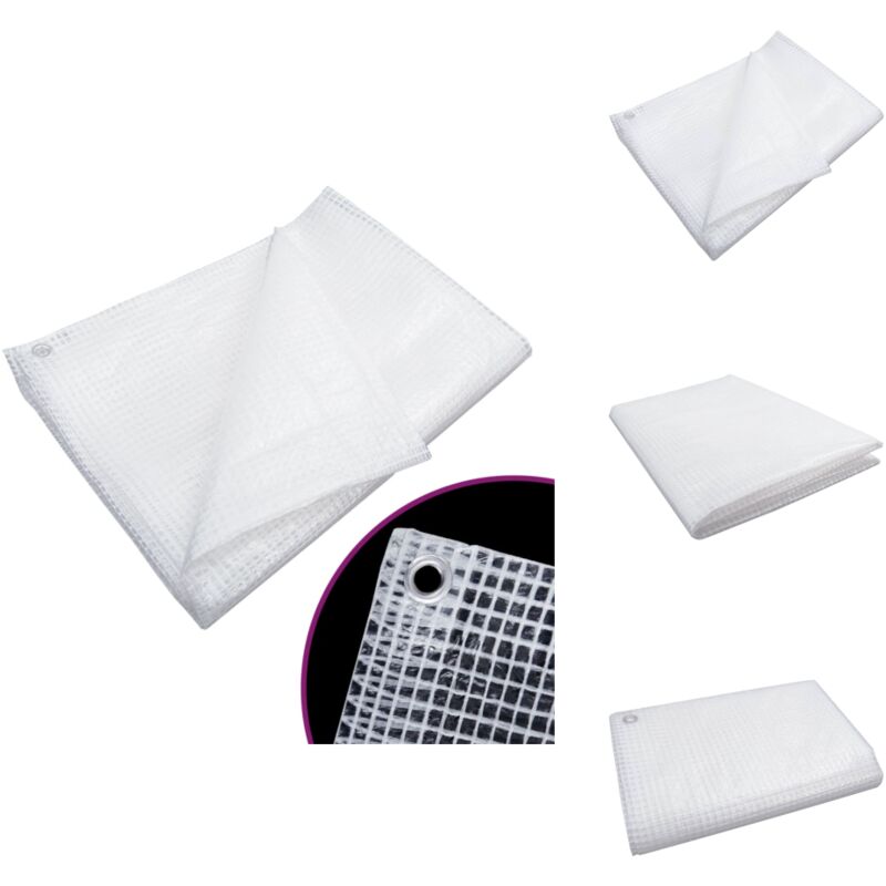 Bâche de gaze 140 g/m² 4x4 m Blanc - Bâche De Protection - Bâche De Gazes - Bâche Imperméable - Bâche Pour Serre - Bâche Pour Jardin