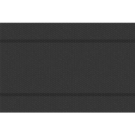 Bâche de piscine rectangulaire en polyester 500 x 1000 cm noir