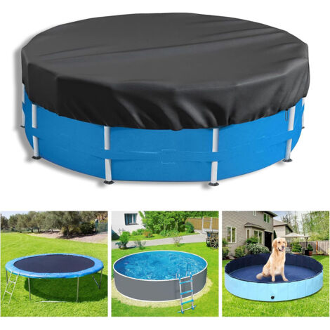 Bâche de Piscine Ronde Oxford indéchirable pour piscines Hors-Sol Idéal pour étanche et étanche à la poussière 457 cm