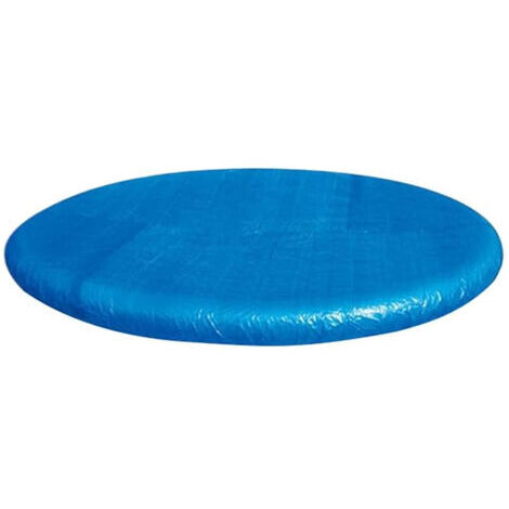 Bâche De Piscine Ronde,Bâche Pliable Imperméable Anti-Poussière avec Cordon pour cour, extérieur, jardin, maison(Diamètre 244cm)