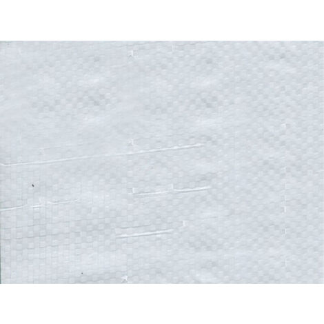 Bâche de protection 150g avec oeillets - Blanc 8m x 5m Blanc