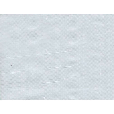 Bâche de protection 250g avec oeillets - Blanc 12m x 10m Blanc