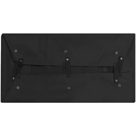 Bâche de protection  Bâche de chariot de jardin Noir 81x41x21 cm Tissu CFW43709