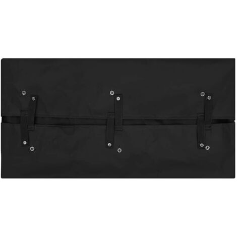 Bâche de protection  Bâche de chariot de jardin Noir 81x41x40 cm Tissu CFW24982